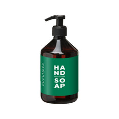 Håndsæbe PET-flaske 500 ml, Cucumber, mørkegrøn med pumpe
