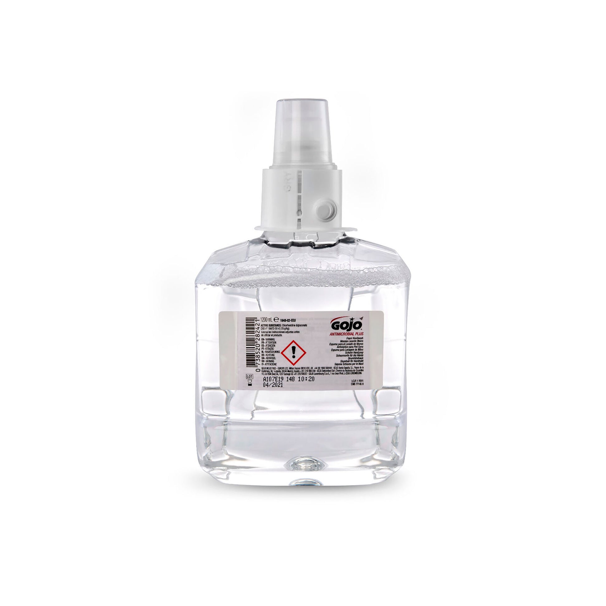 GOJO Antimicrobial Plus Foam Handwash er en mild og effektiv håndsæbe uden skadelige kemikalier.
Den er velegnet til brug i områder, hvor der håndteres mad. 