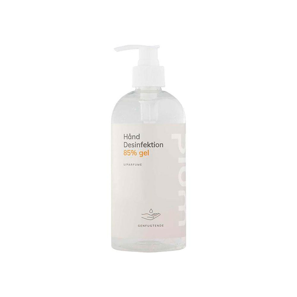 PLUM Hånddesinfektion 85% Gel Pumpeflaske, 8x500 ml