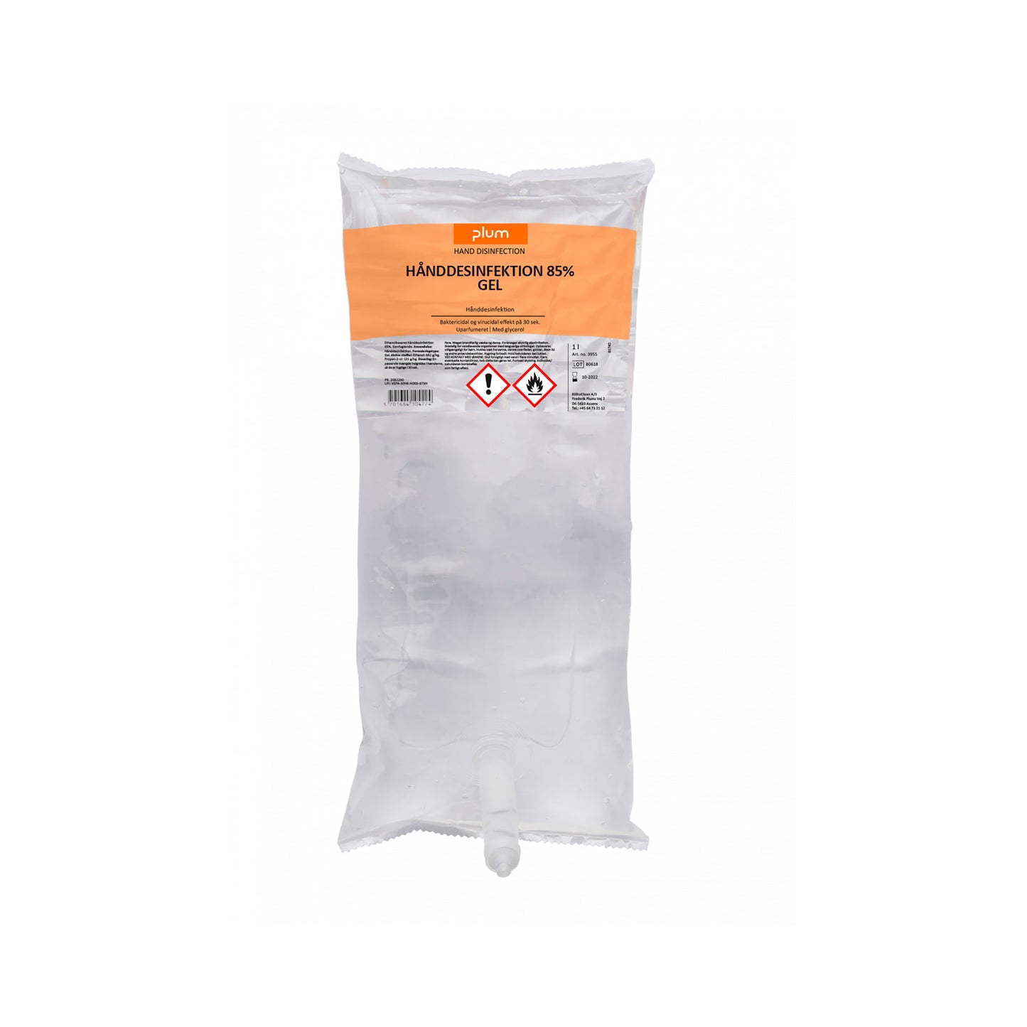 Plum Hånddesinfektion gel 85%