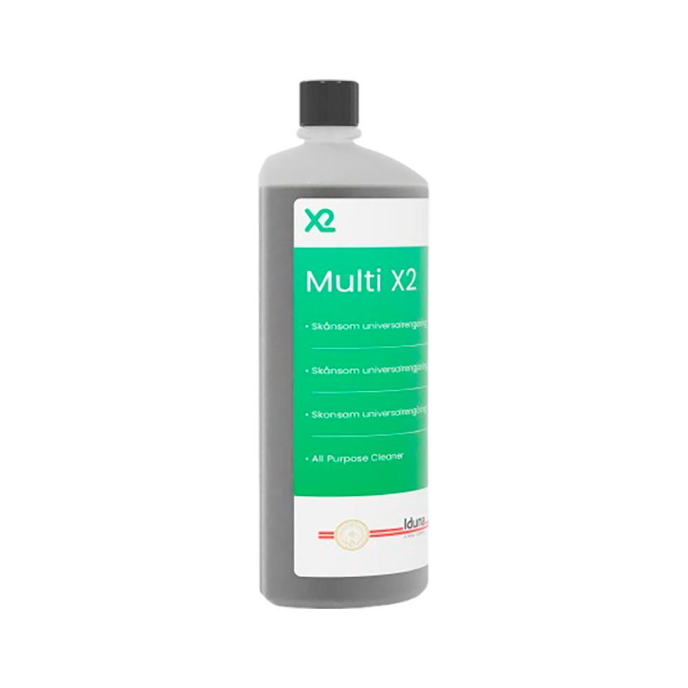 Universalrengøringsmiddel Multi X2, grå flaske med låg