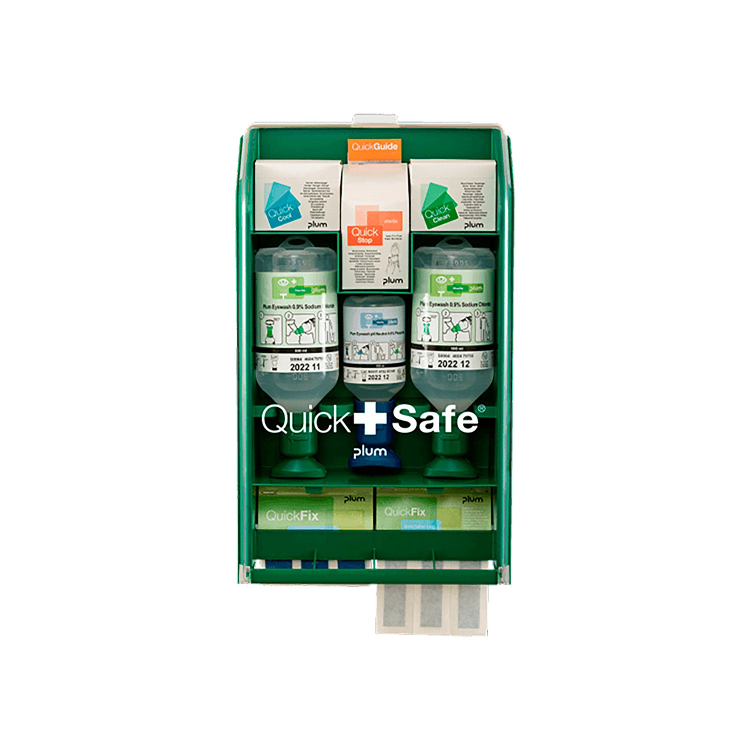 Førstehjælpsstation QuickSafe Food Industry, et væghængt førstehjælpsskab.