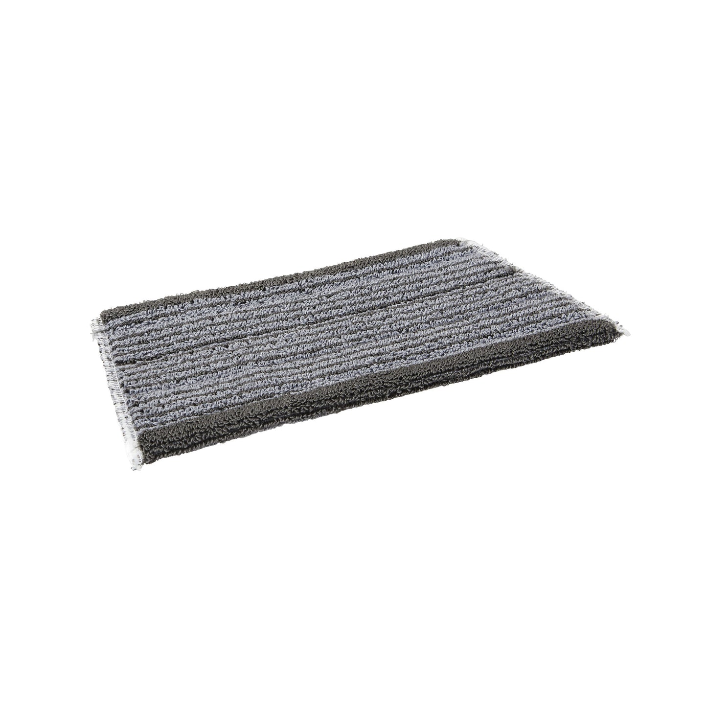 Grå DampDry 31 mikrofibermoppe med Hook & Loop, 25 cm bred, ideel til rengøring af trange områder og vægge i miljøer med høje hygiejnekrav.
