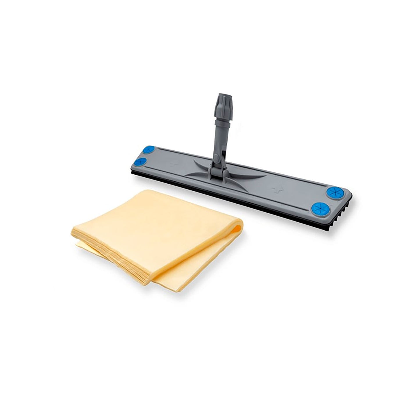 Heavy Duty støvmoppe i kraftig polypropylen med langtidsholdbar imprægnering, designet til professionel rengøring af hårde og ujævne gulve.