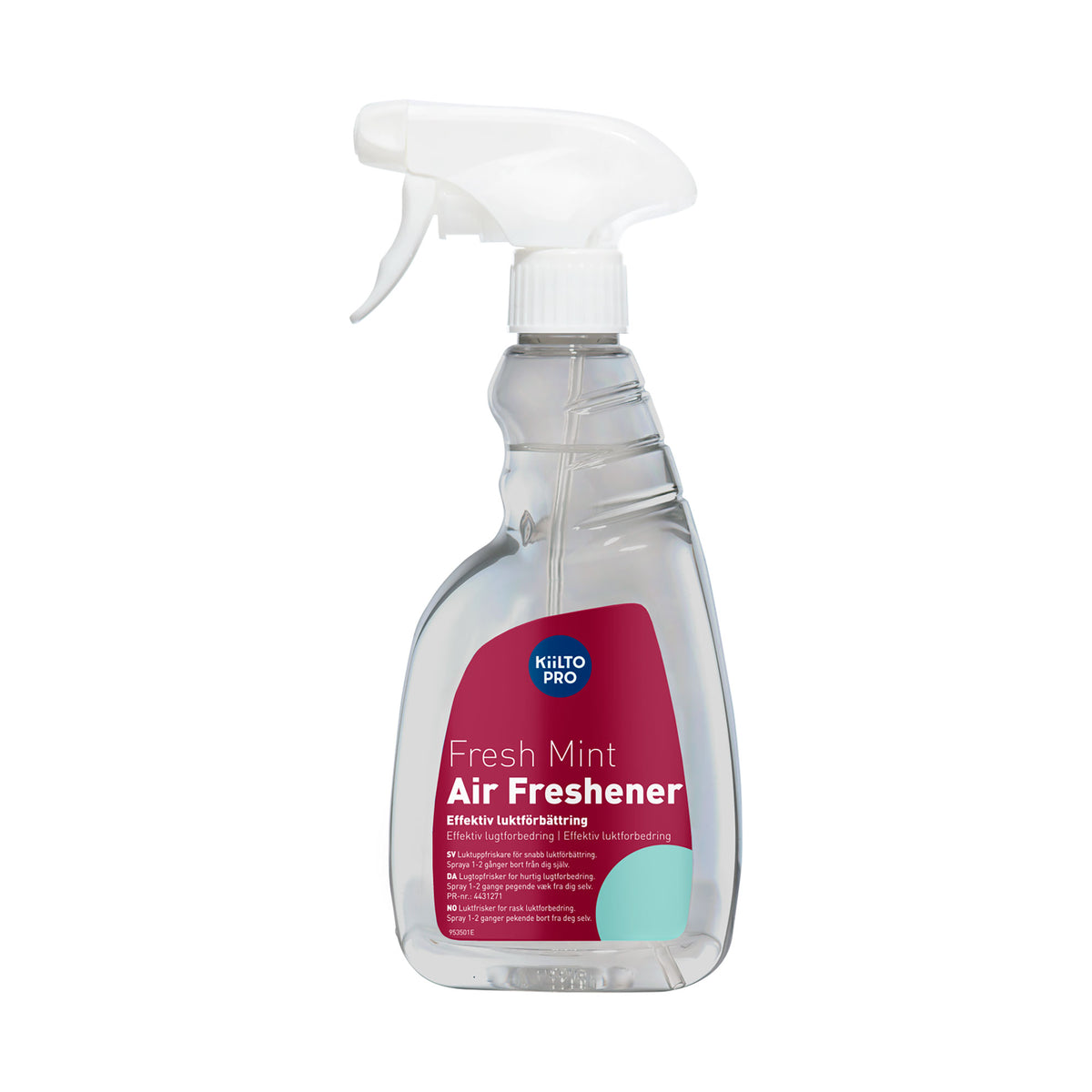 Kiilto Pro Fresh Mint 500 ml professionel luftfrisker og lugtfjerner med frisk mintduft i sprayflaske