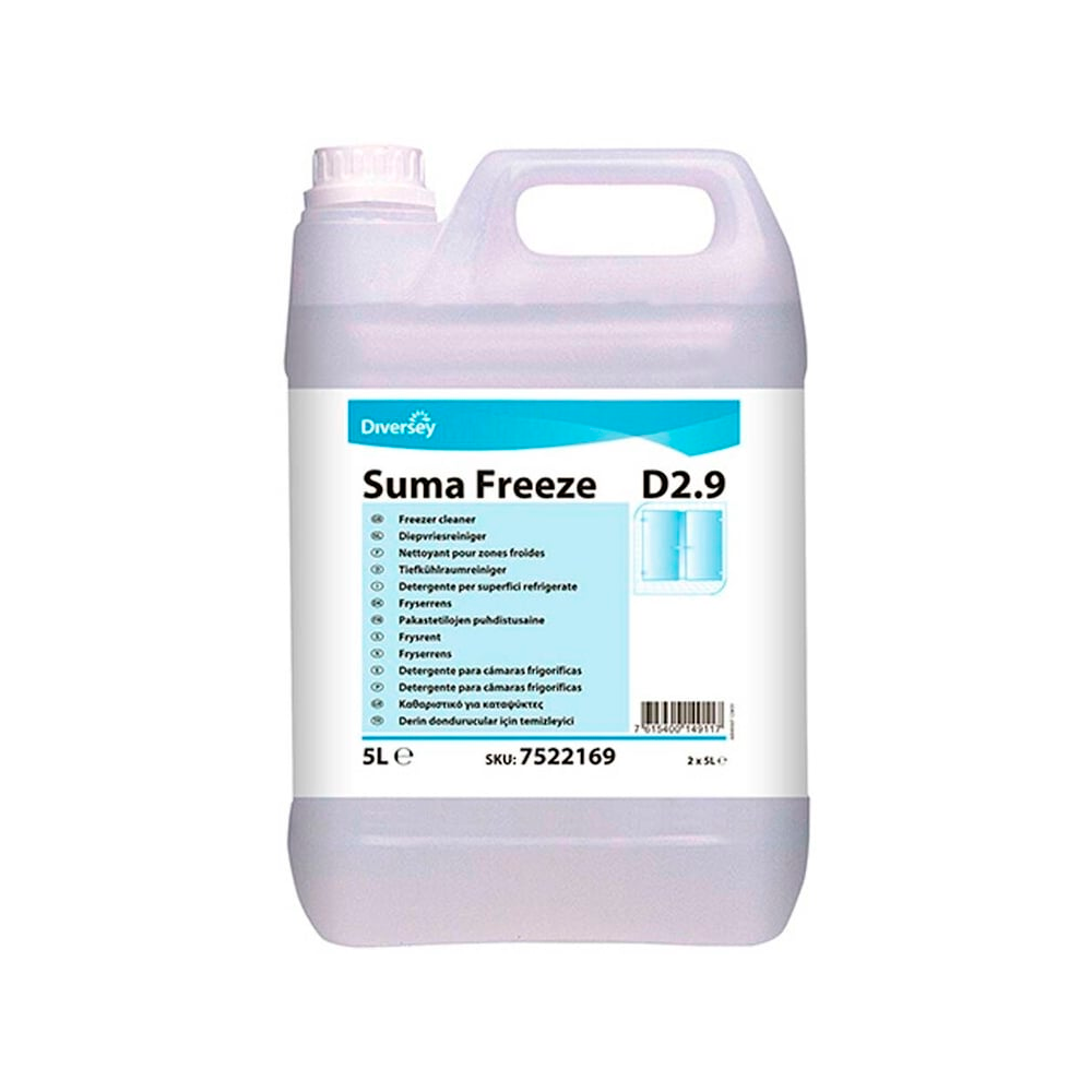 Suma Freeze D2.9 klar-til-brug rengøringsmiddel til fryserum, 2x5 L dunk
