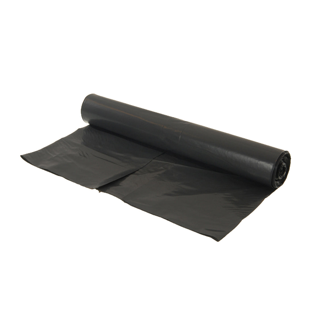 Rulle affaldssække i sort, LDPE-tynd plastpose, 100 l.