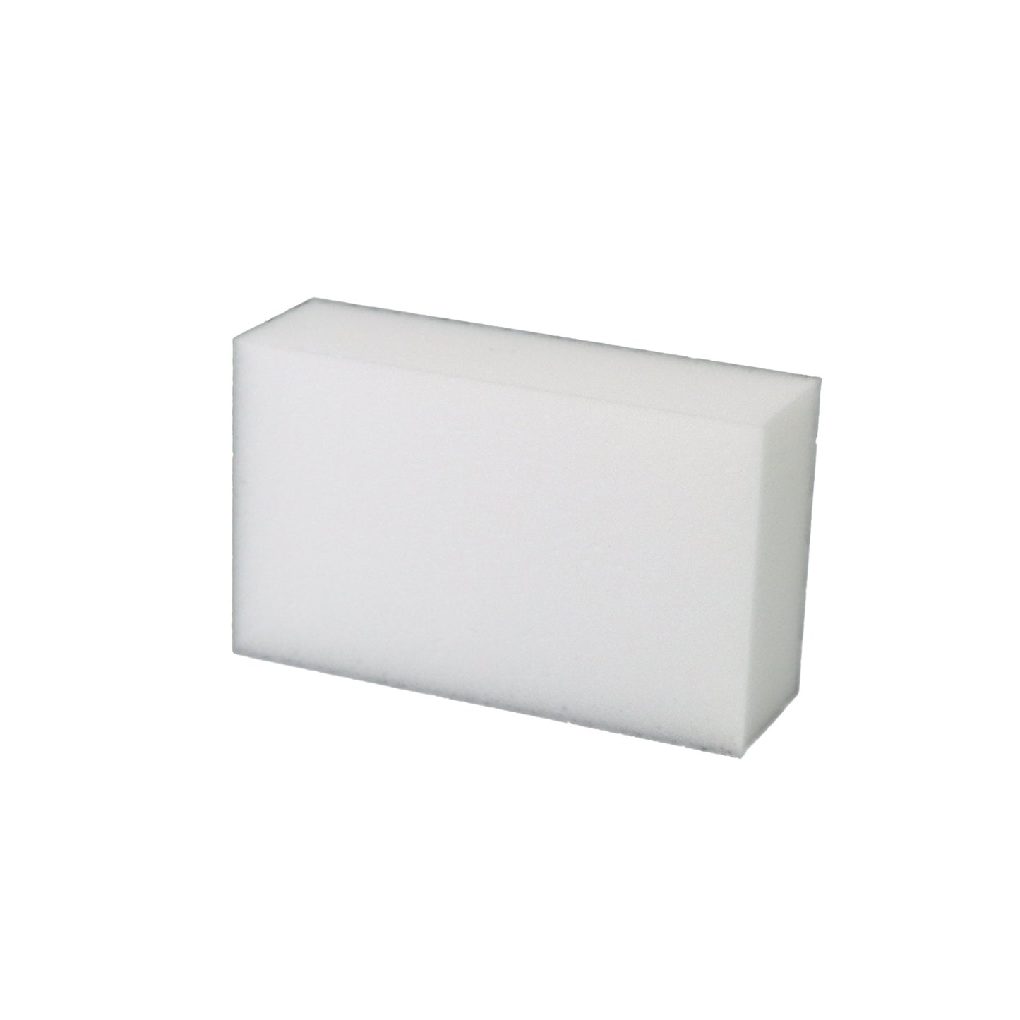 RV Melaclean melaminsvamp i hvid, 10 x 6 x 3 cm, effektiv mirakelsvamp til fjernelse af skomærker, tusch og genstridige pletter uden kemi.
