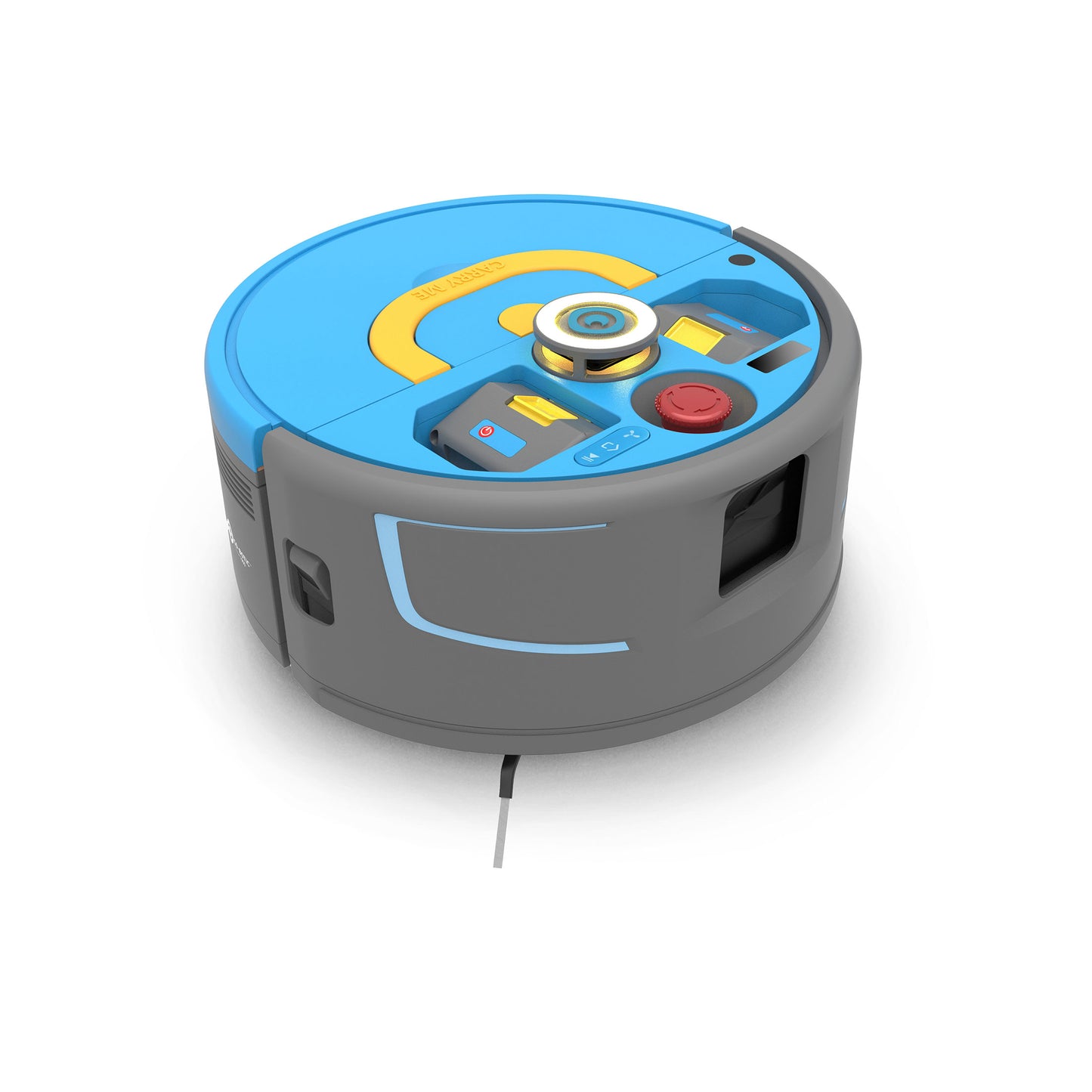 Co-botic 1900 robotstøvsuger i sort design med avanceret sensorteknologi til professionel rengøring