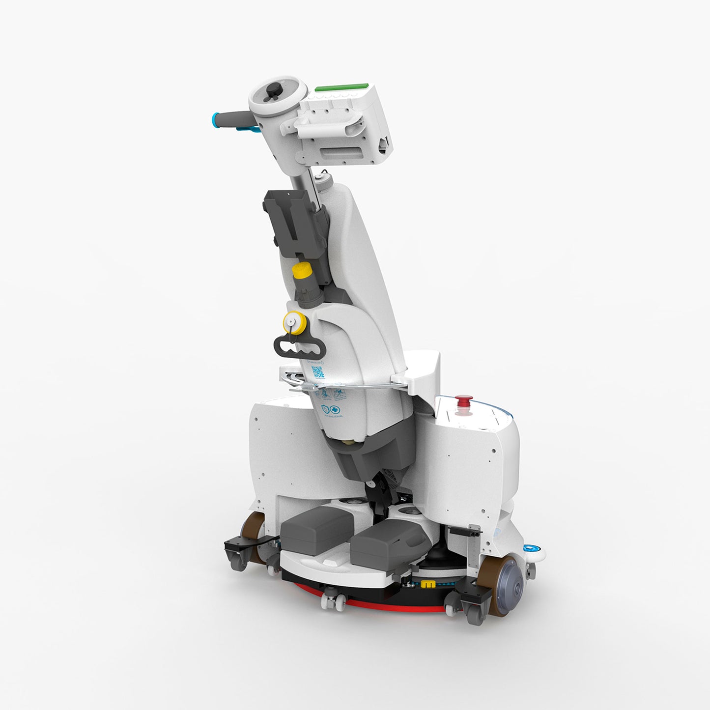 i‑walk udfører automatisk gulvvask med i‑mop XL og reducerer fysisk belastning for rengøringspersonale i daglig professionel rengøring