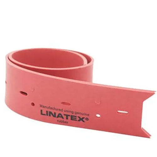 Linatex sugegummi til i-mop 36/Lite, rød gummiliste, rulle, 10 stk