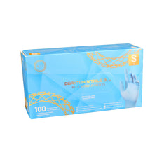 Nitril hansker S blå