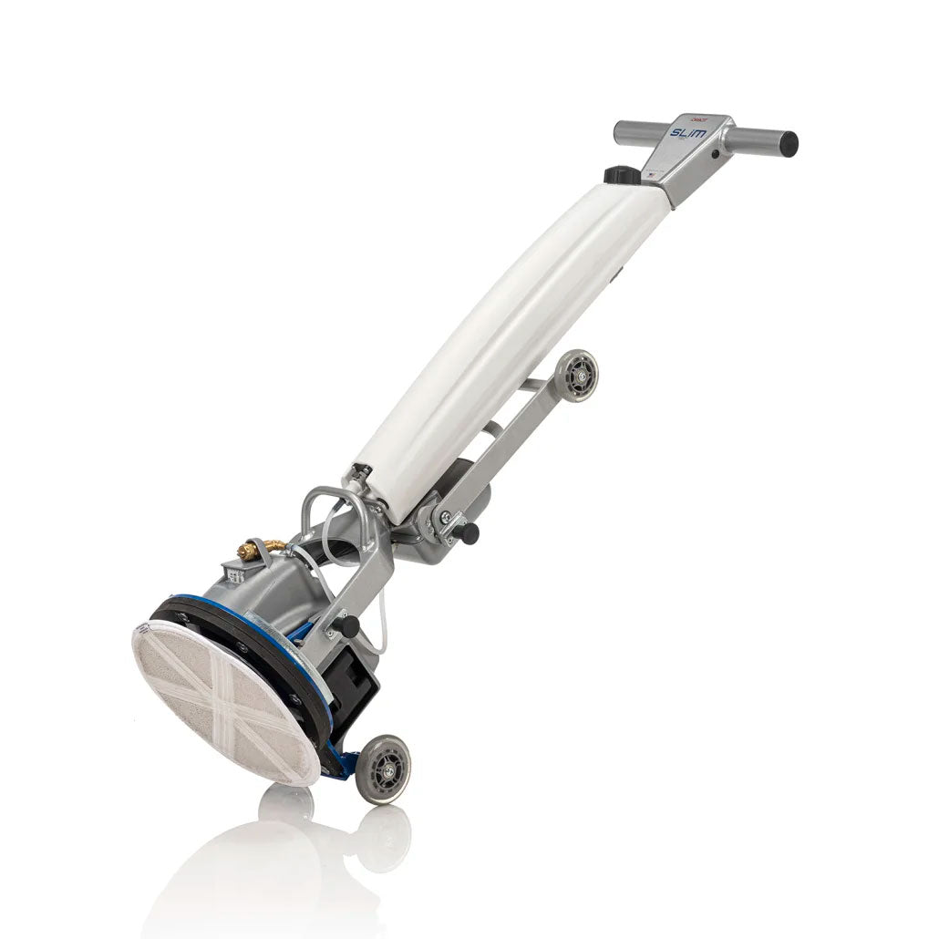 ORBOT SLiM professionel gulv- og tæpperensemaskine med 11” orbital pad, batteridrift og kompakt design til effektiv dybderengøring