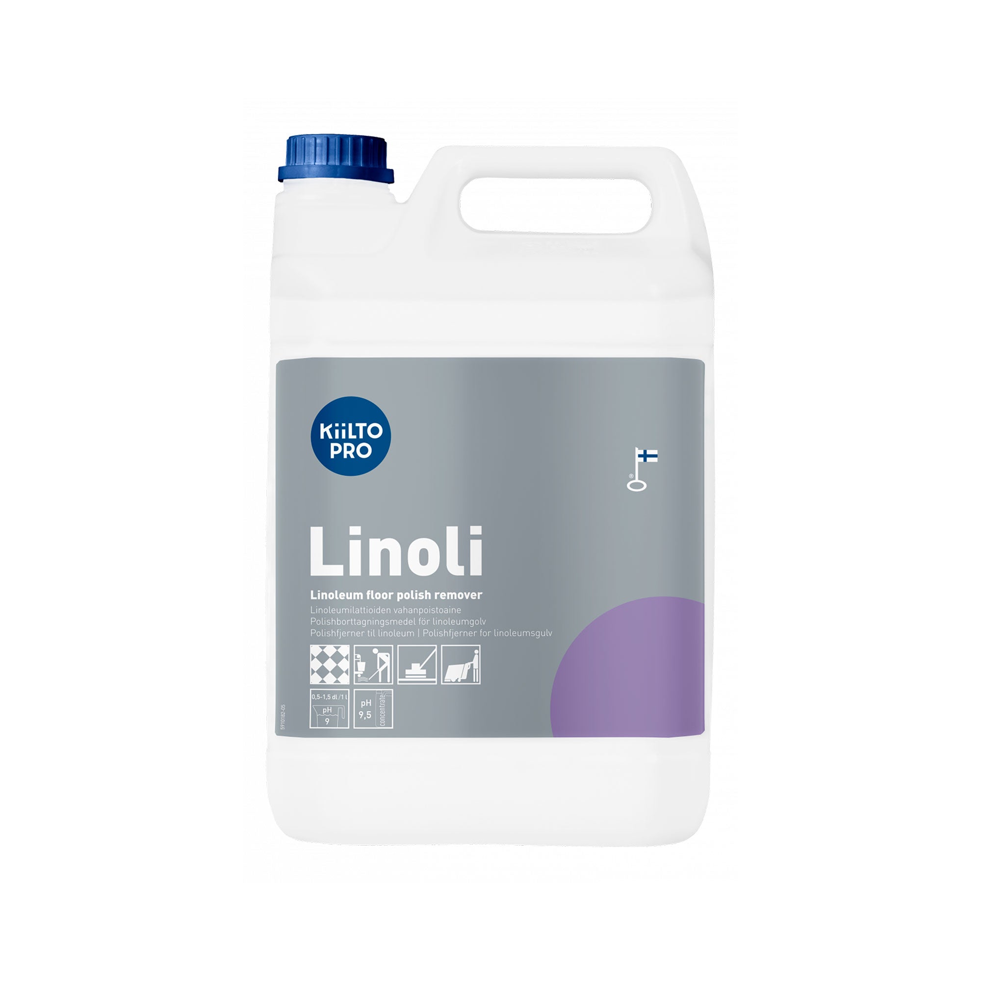 KIILTO Pro Linoli Polishfjerner, 5 ltr – RV Unique