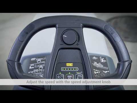Video af Nilfisk SC401 43 BD gulvvaskemaskine med køremotor og Lithium-Ion batteri