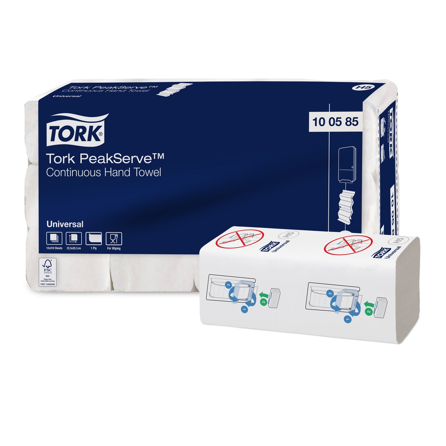 Tork PeakServe Continius håndklædeark 12x410 ark