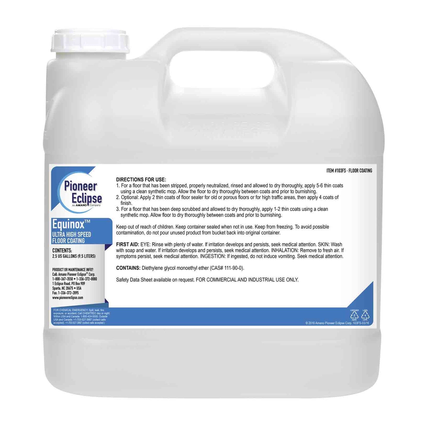 Equinox Floor Coating, 2x5 ltr