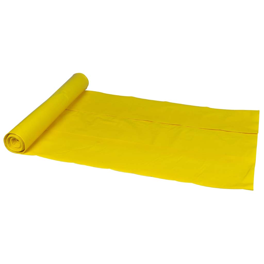 Affaldssæk gul 100 my str.72x112cm,10stk/rl - 10 rl