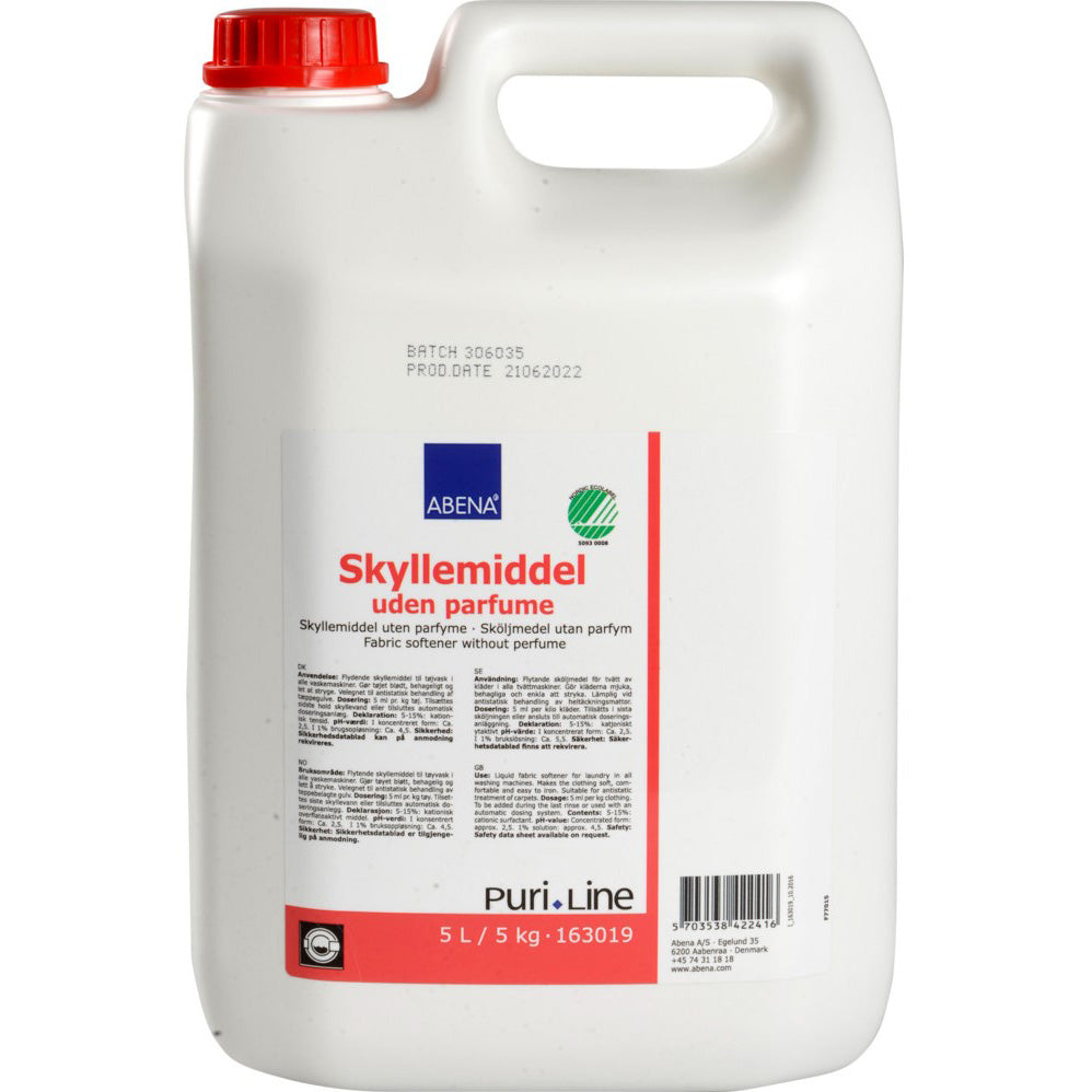 Skyllemiddel parfumefri, 5 ltr