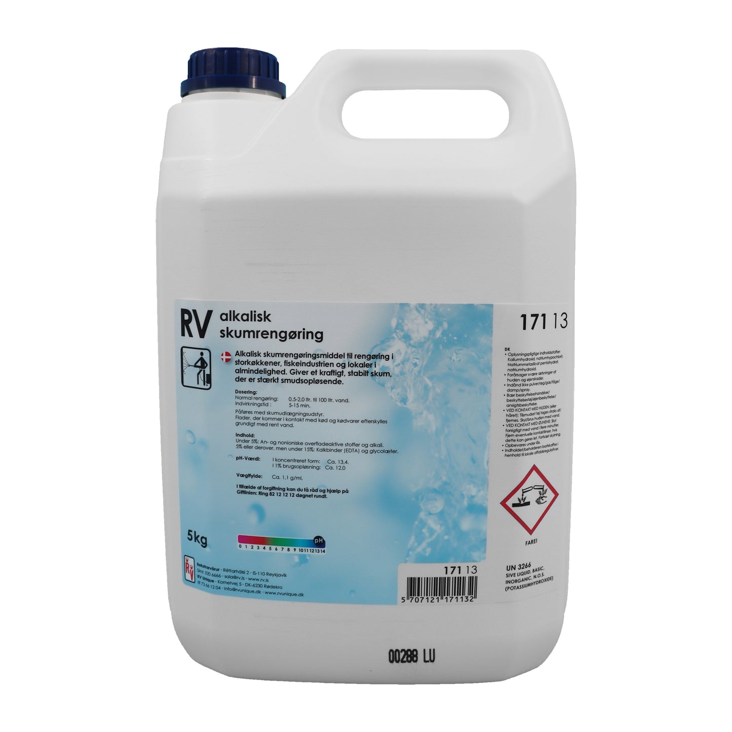 RV Alkalisk skumrengøring Blueline, 5 ltr