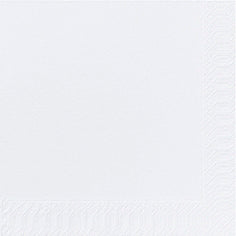 DUNI Finess serviet hvid 3 lags 33x33 cm, 4x250 stk