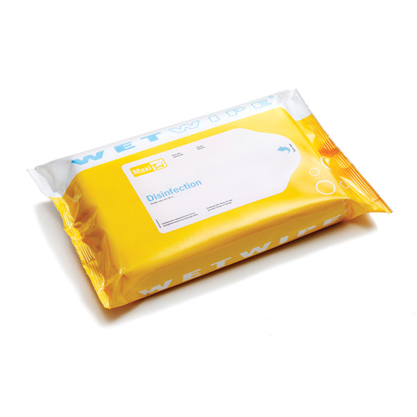 Wet Wipe Maxi overfladedesinfektion u/Ethanol 43x30 cm, 12x20 stk