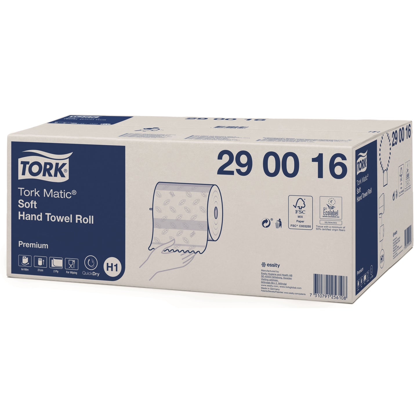 TORK Matic Premium H1 Håndrulle 6x100 mtr (93052)