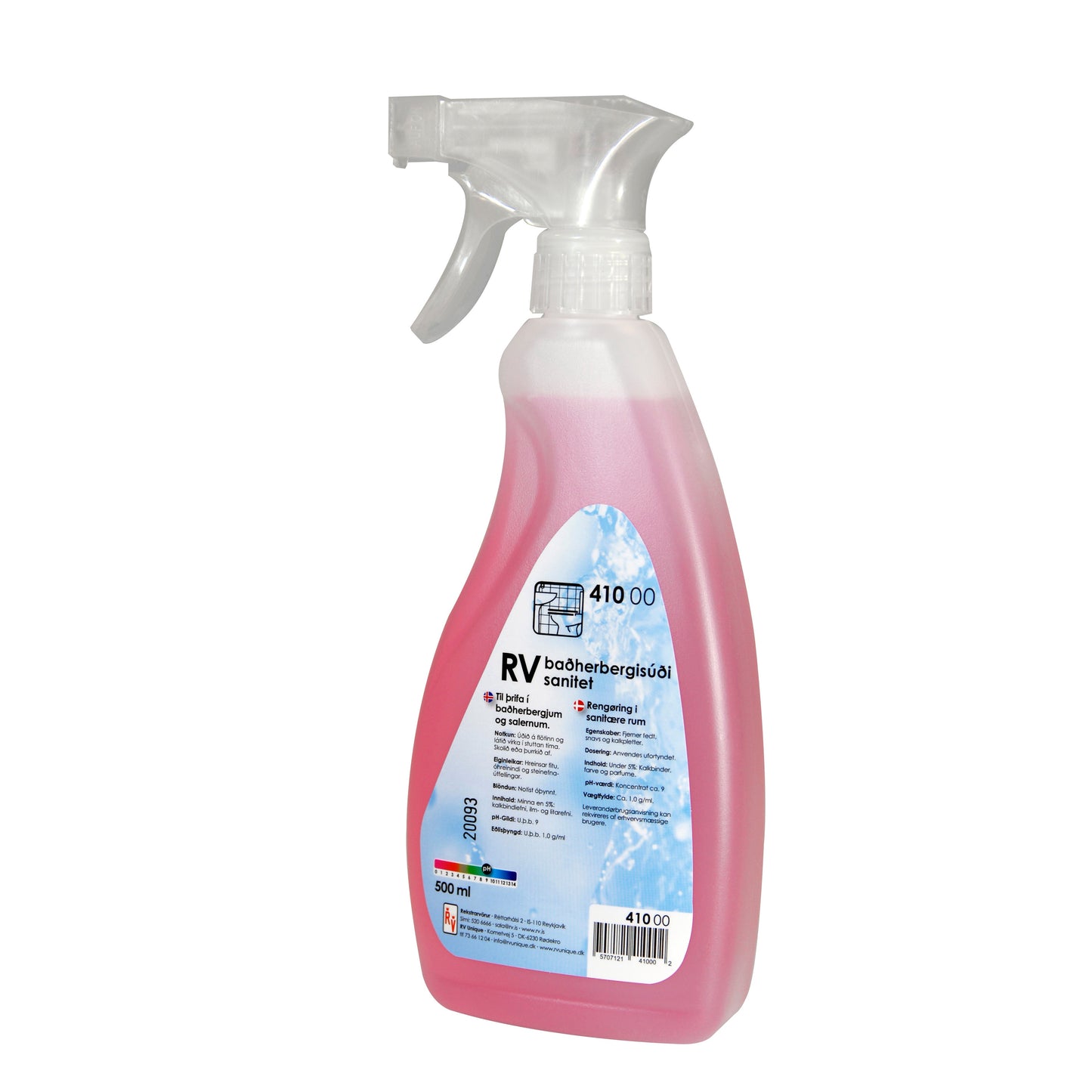 RV Sanitet Alkalisk klar-til-brug, 500 ml