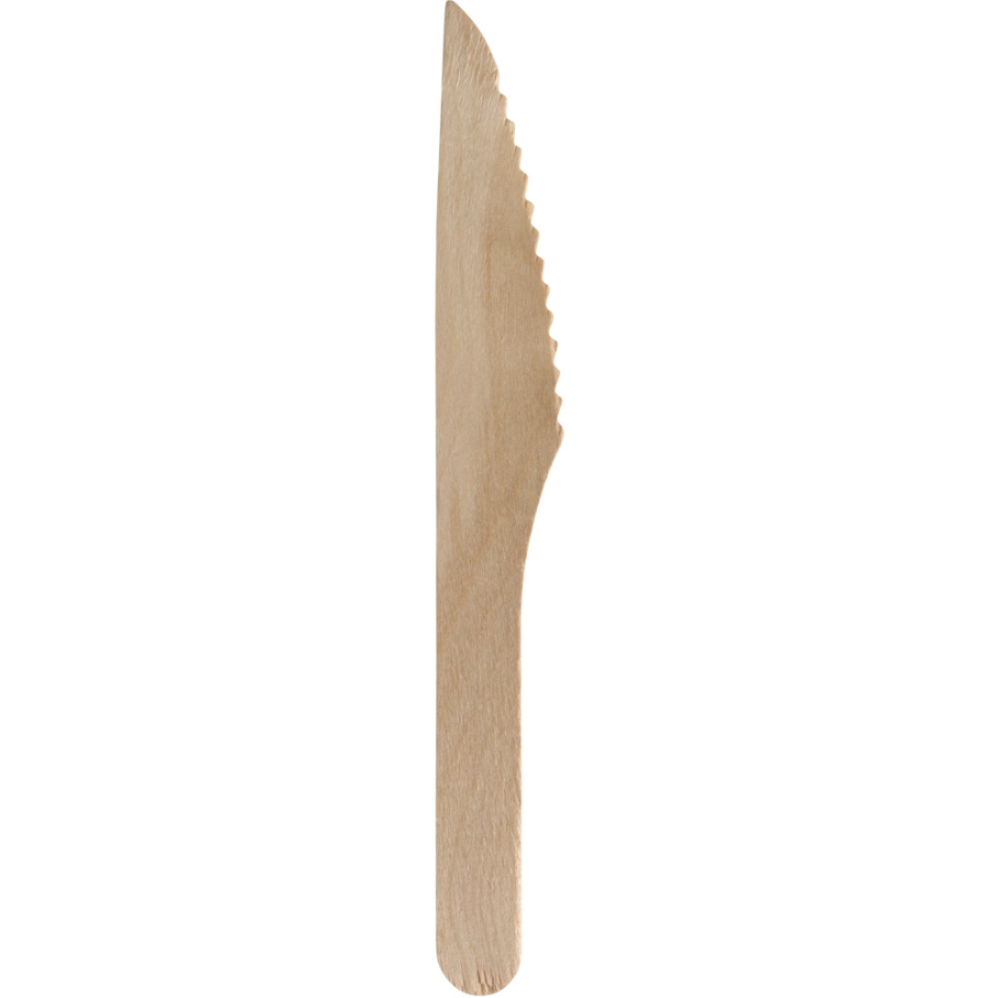 Kniv birketræ 16 cm Komposterbar, 20x100 stk