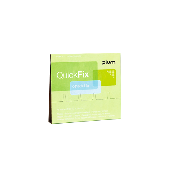 PLUM QuickFix Detecable Plaster-refill, 45 stk