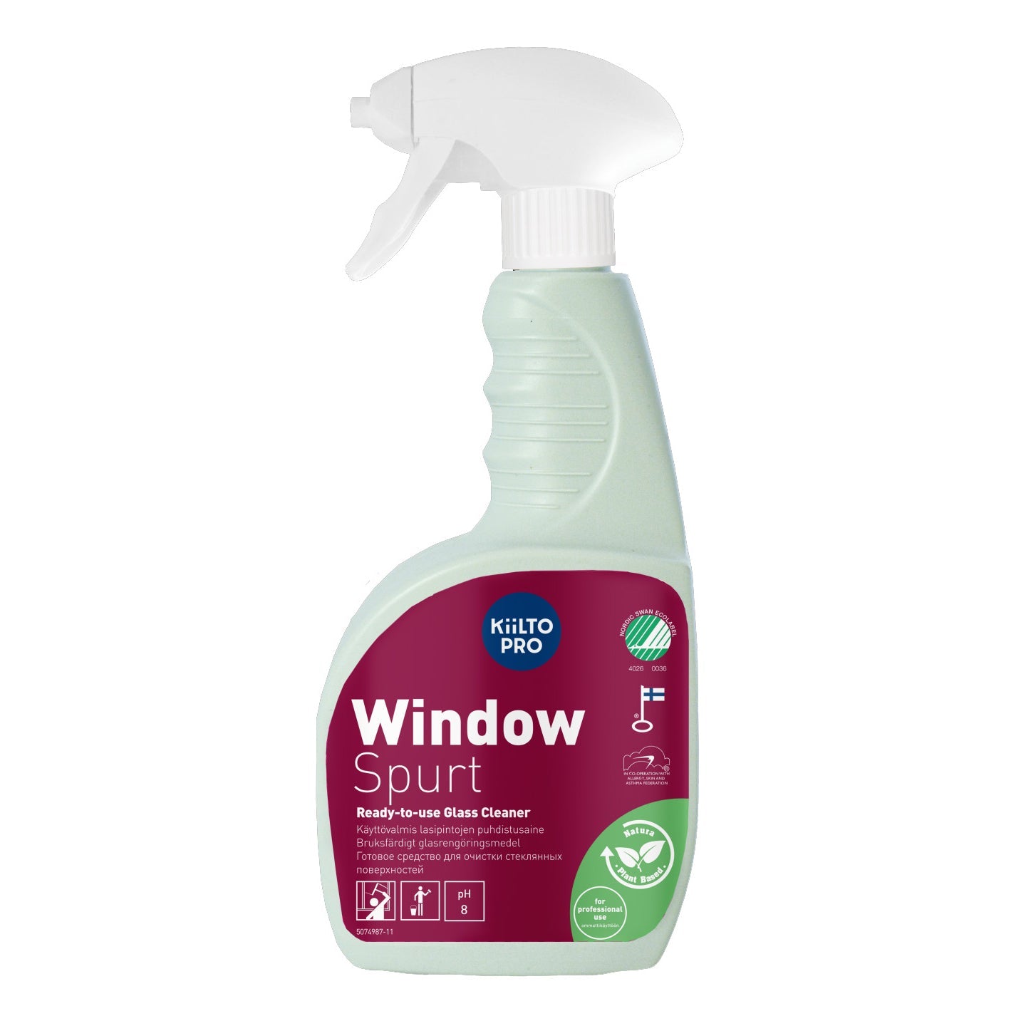 KIILTO Pro Window Spurt Glasrens  750 ml