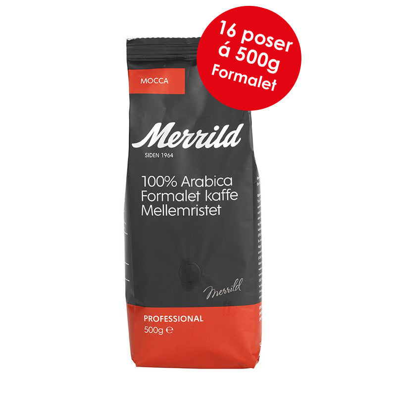 Merrild Mocca Kaffe Formalet, 16x500 gr
